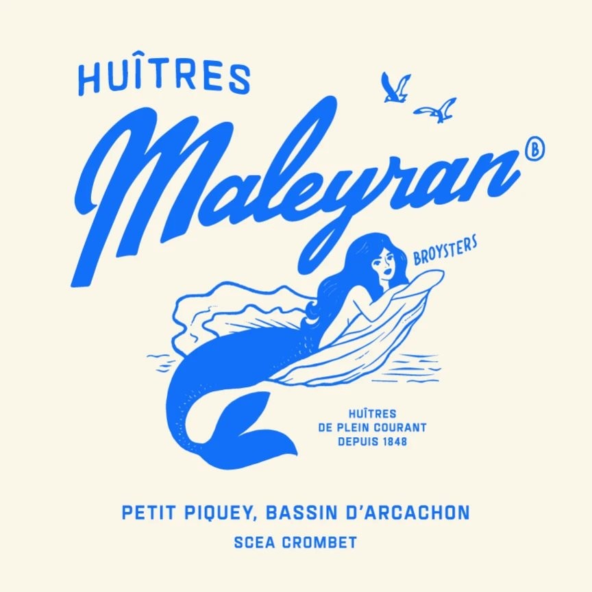 Logo Huitres Maleyran - Les Broysters